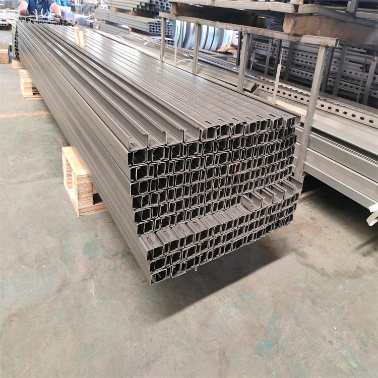 Zinc Coated Inclined Beam For PV Mounting Bracket System