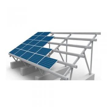 Renewable Energy Zn-Al-Mg Coated Steel Ground Mounting Bracket Strucuture